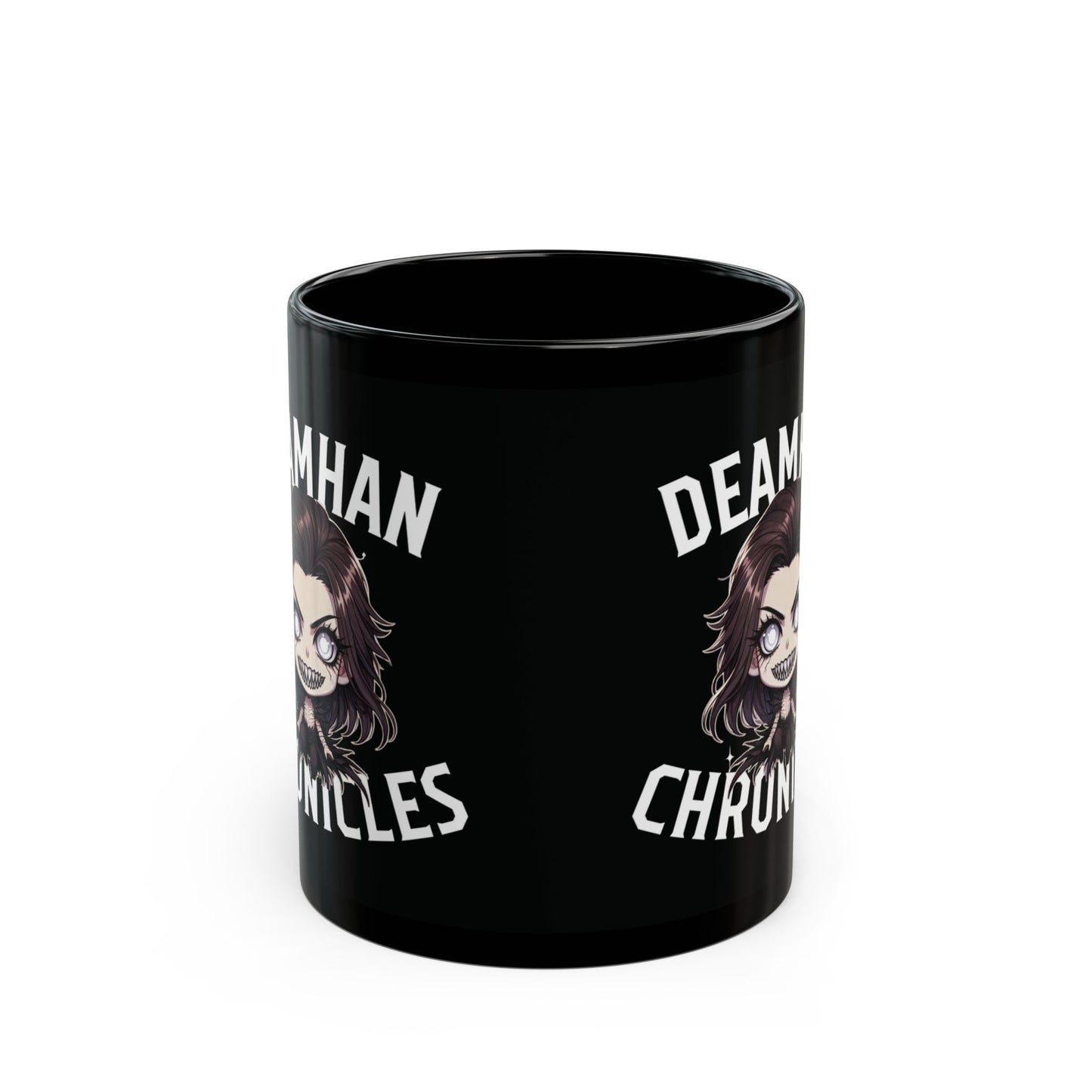 Deamhan Chronicles: The Sinister Smile Mug (black)