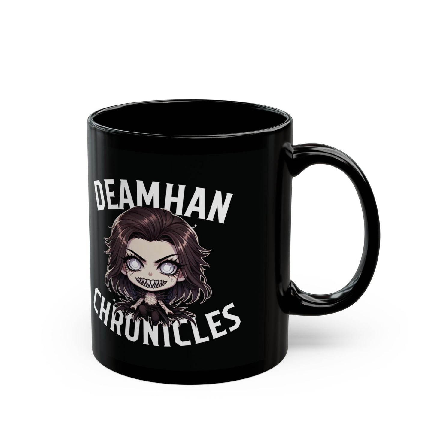 Deamhan Chronicles: The Sinister Smile Mug (black)