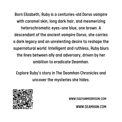 Ruby Magnetic Bookmark – The Bold Dorvo Vampire