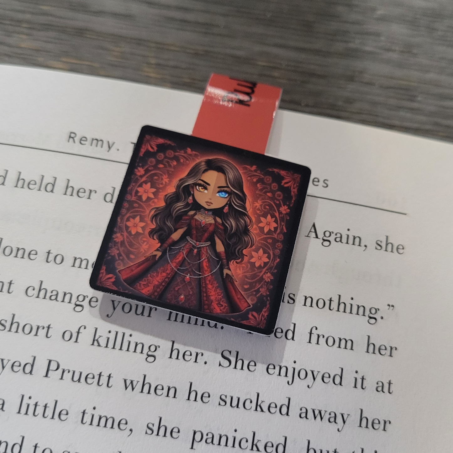 Ruby Magnetic Bookmark – The Bold Dorvo Vampire